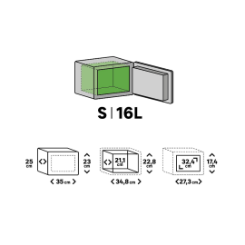 Caja fuerte -- Caja de Seguridad 16 Litros 