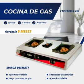Cocina De Gas Acero Inoxidable