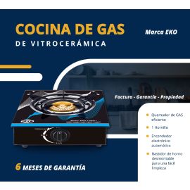 Cocina De Gas De Vitrocerámica 1 Hornilla