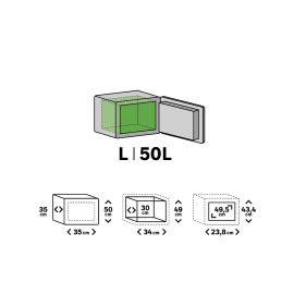 Caja fuerte / Caja de Seguridad / Standers / 50 Litros 