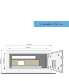 Caja fuerte / Caja de Seguridad / Marca Yale 24 Litros 