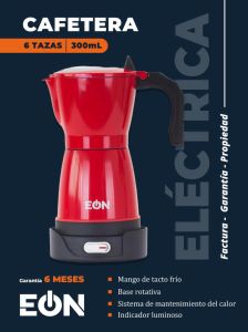Cafetera Eléctrica De 6 Tazas
